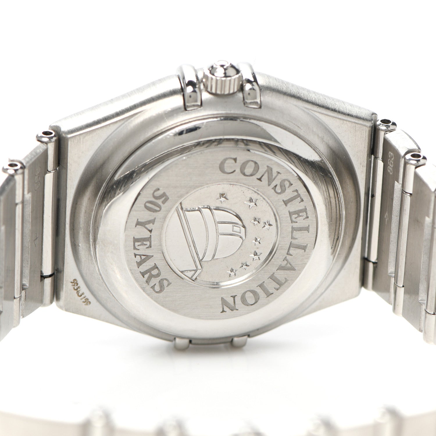 Omega Stainless Steel Diamond Bezel Mother of Pearl 25mm Constellation Quartz Watch 1498.75.00 4 of 6