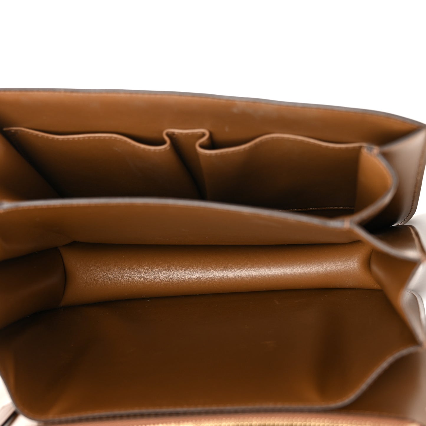 Box Calfskin Medium Classic Box Flap Bag Camel
