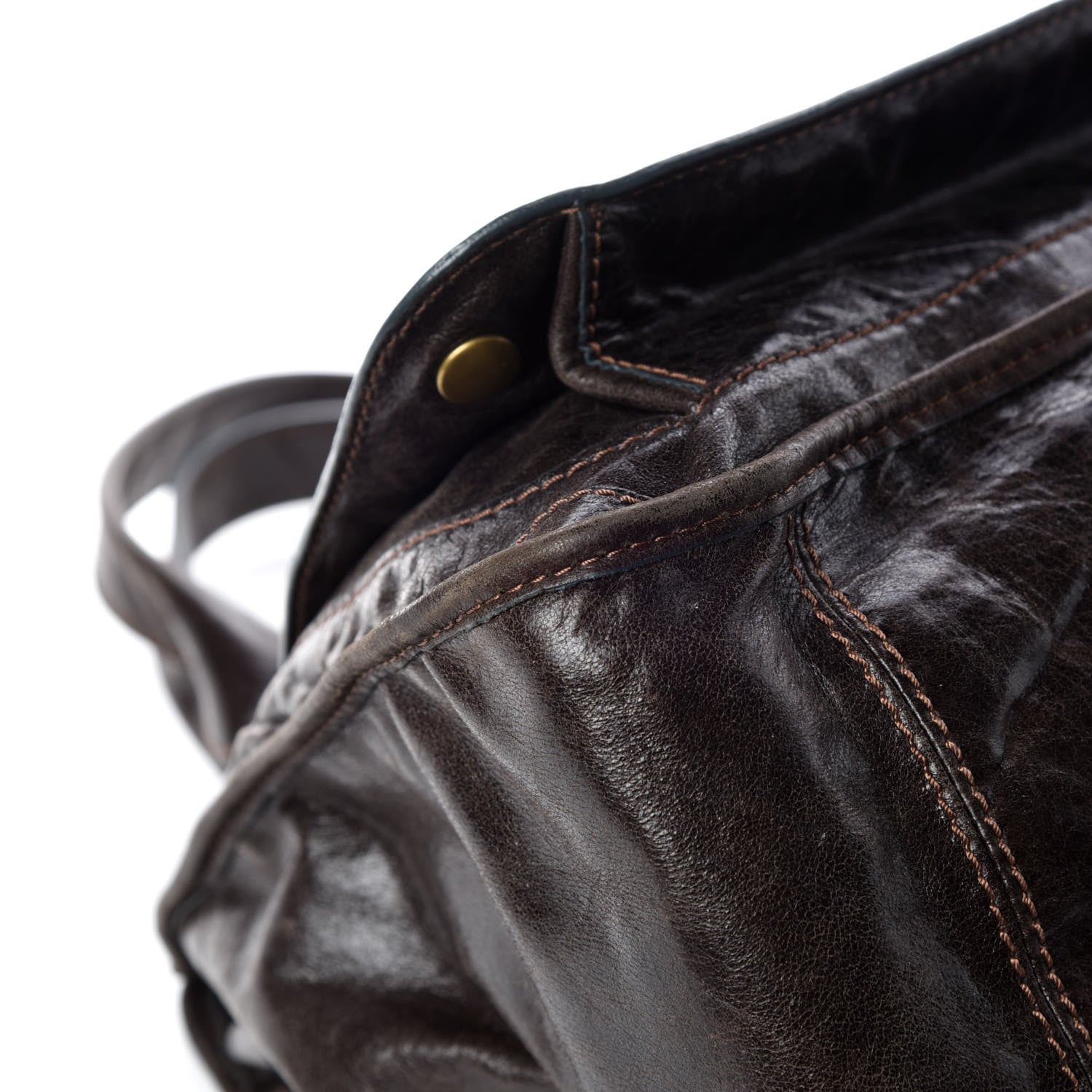 Chloe Calfskin Large Bay Tote Brown 12 of 14