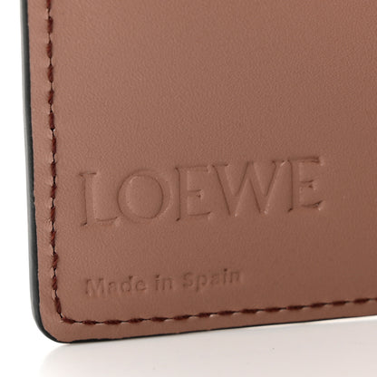 Loewe Calfskin Puzzle Zip Bi-Fold Wallet Dark Blush Dark Rust 6 of 7