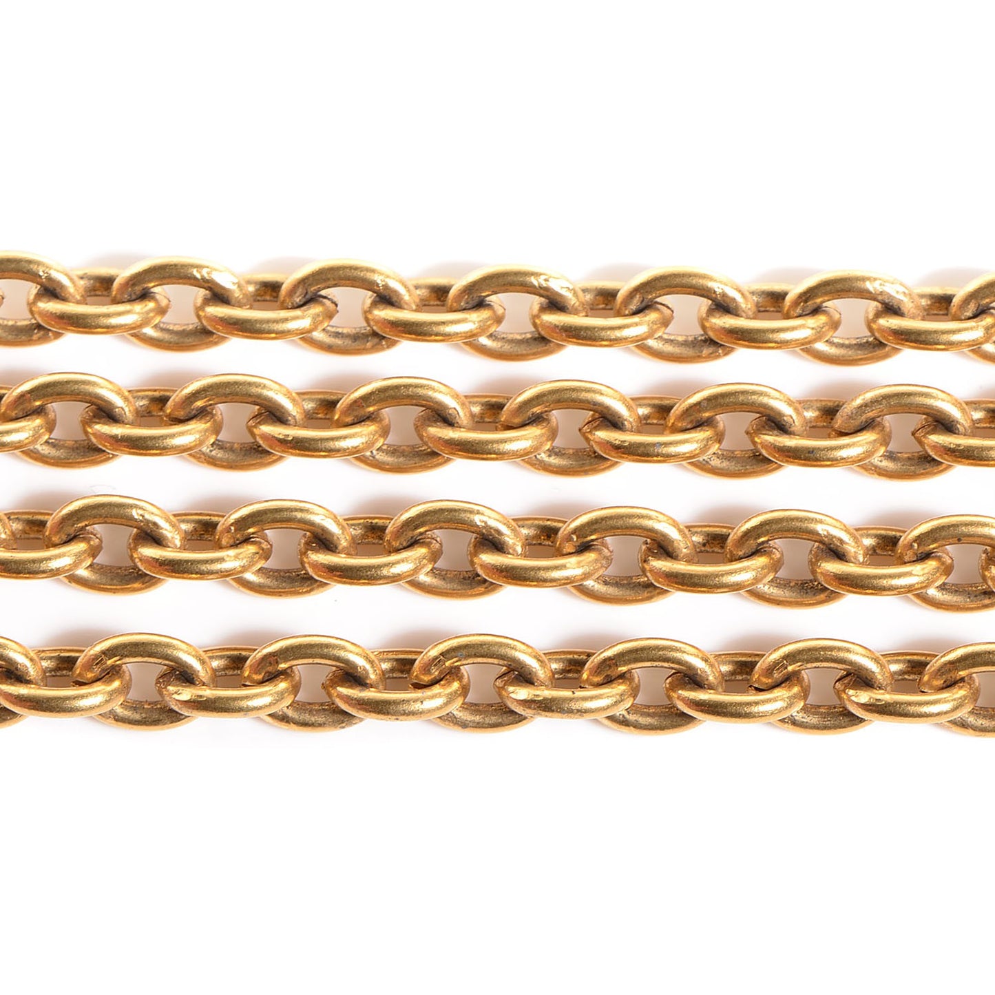 Chain CC Long Necklace Gold