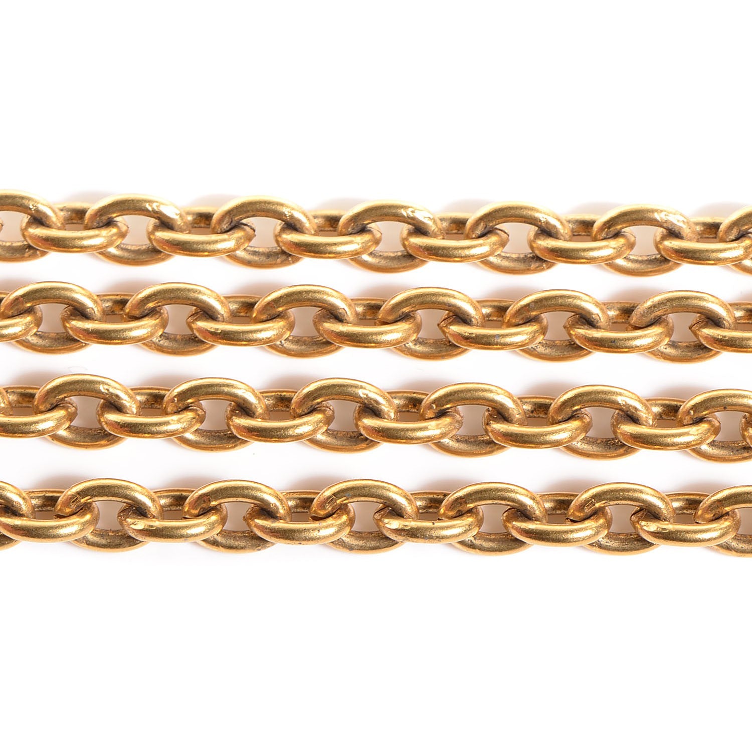 Chanel Chain CC Long Necklace Gold 6 of 6