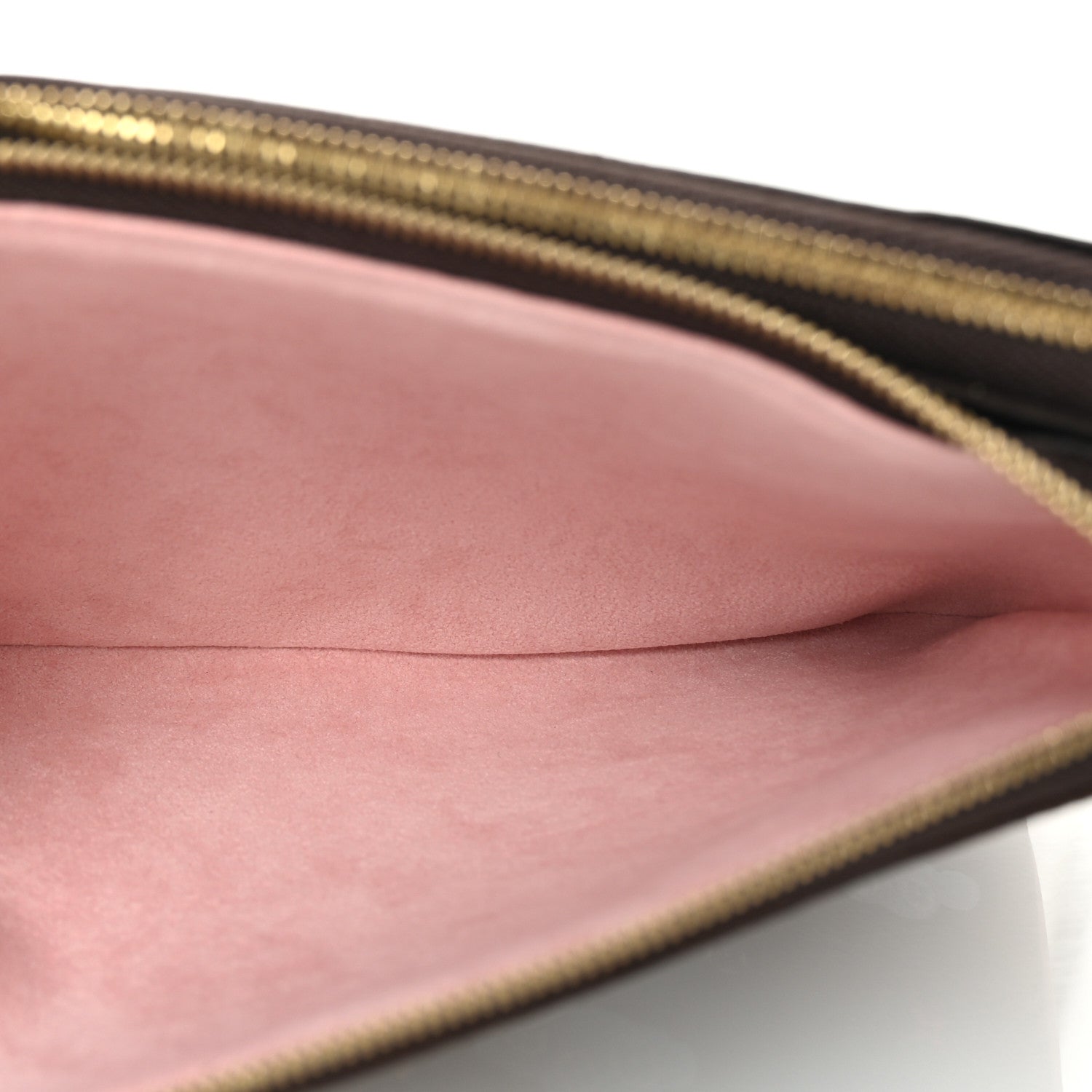 Louis Vuitton Monogram 2020 Christmas Animation Big Wheel Double Zip Pochette Rose Ballerine 4 of 9