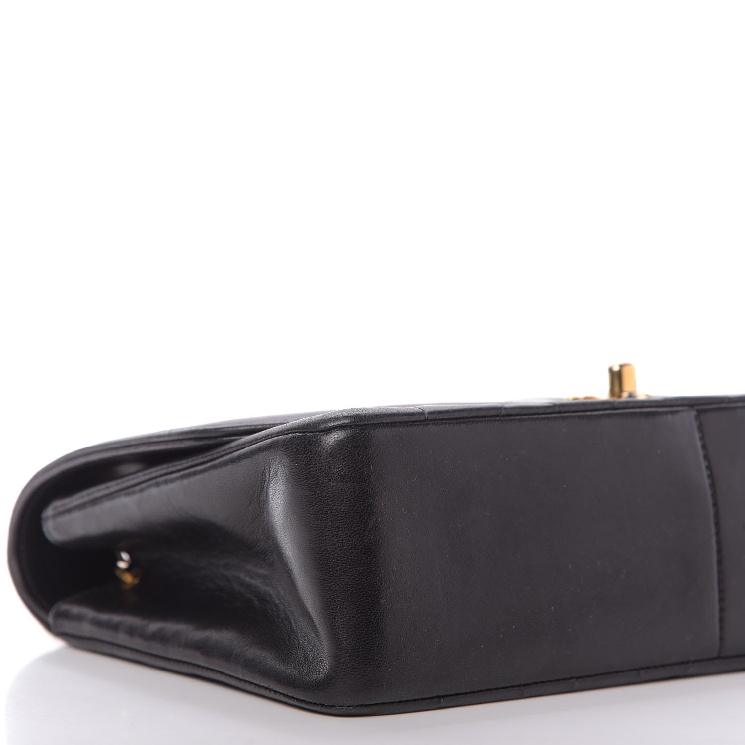 Chanel Lambskin Quilted Medium Single Flap Black 6 of 10