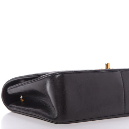 Chanel Lambskin Quilted Medium Single Flap Black 6 of 10