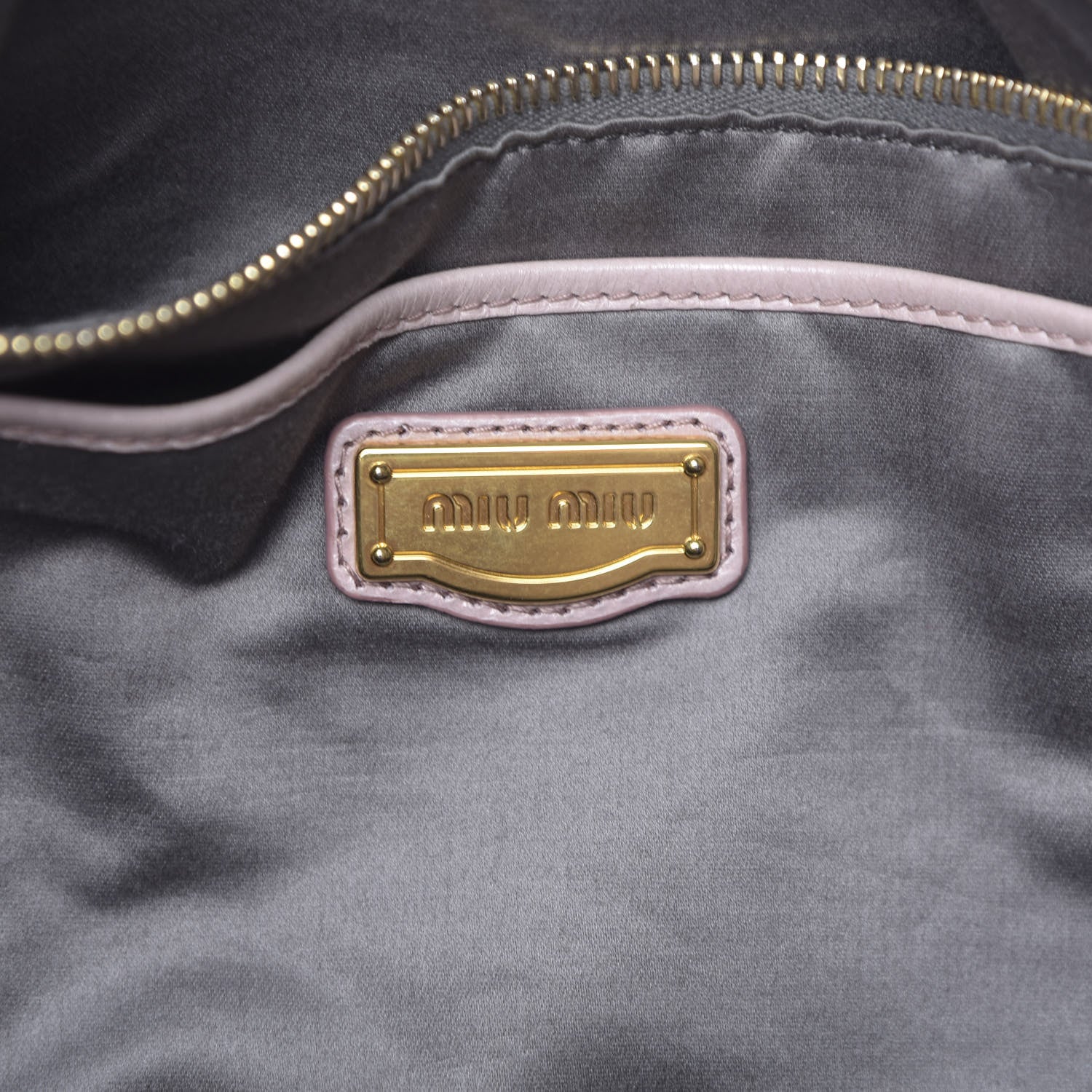 Miu Miu Vitello Lux Large Bow Bag Mughetto 6 of 11