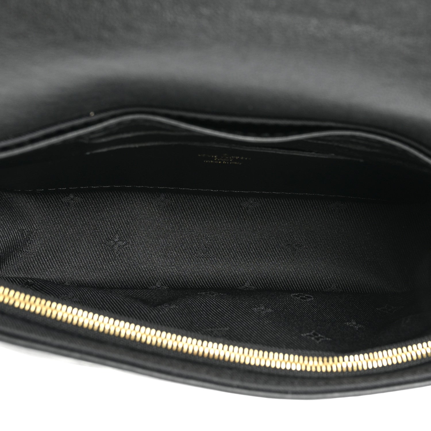 Louis Vuitton Calfskin Bubblegram Wallet On Strap Black 6 of 10