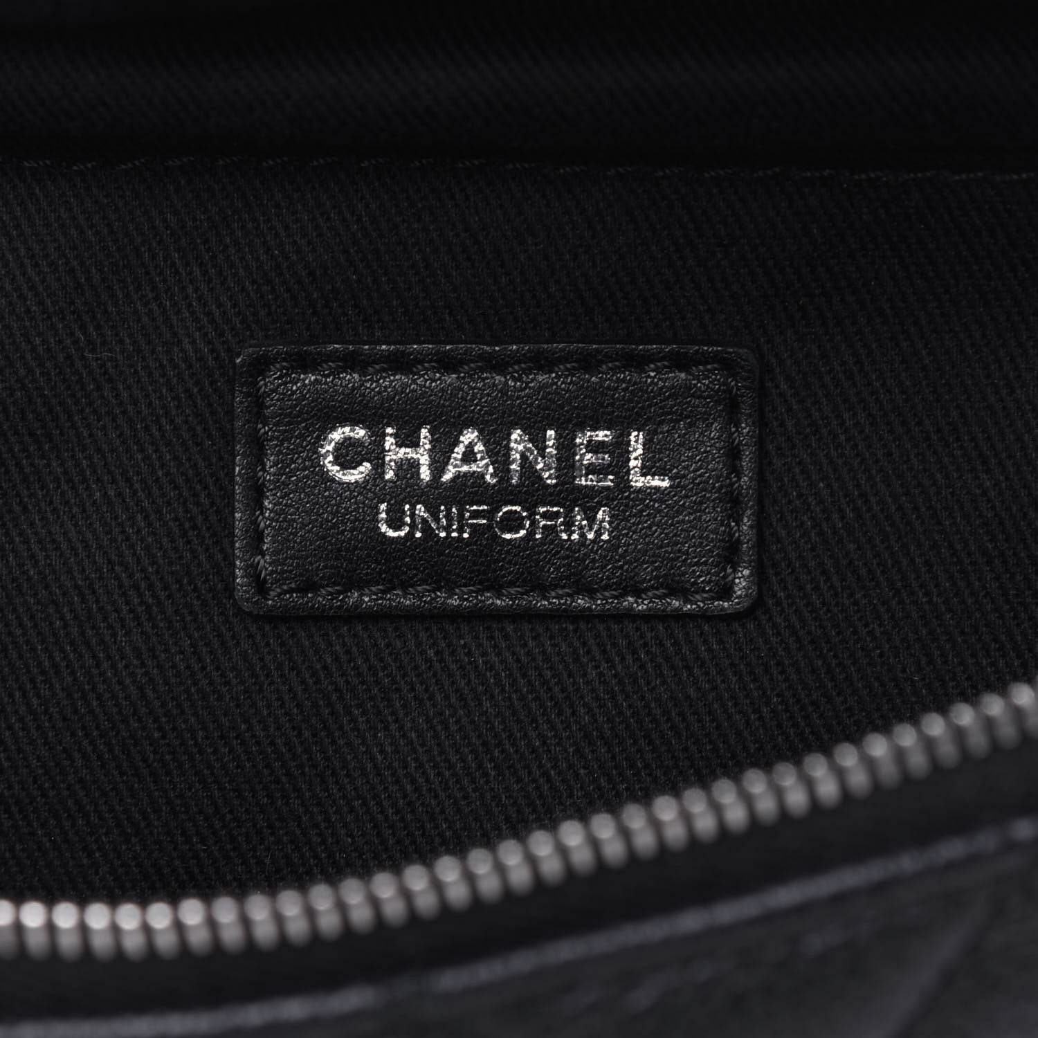 Chanel Grained Calfskin Quilted Waist Belt Bag Black 6 of 14