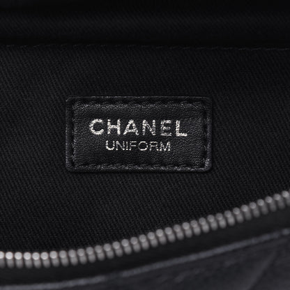 Chanel Grained Calfskin Quilted Waist Belt Bag Black 6 of 14