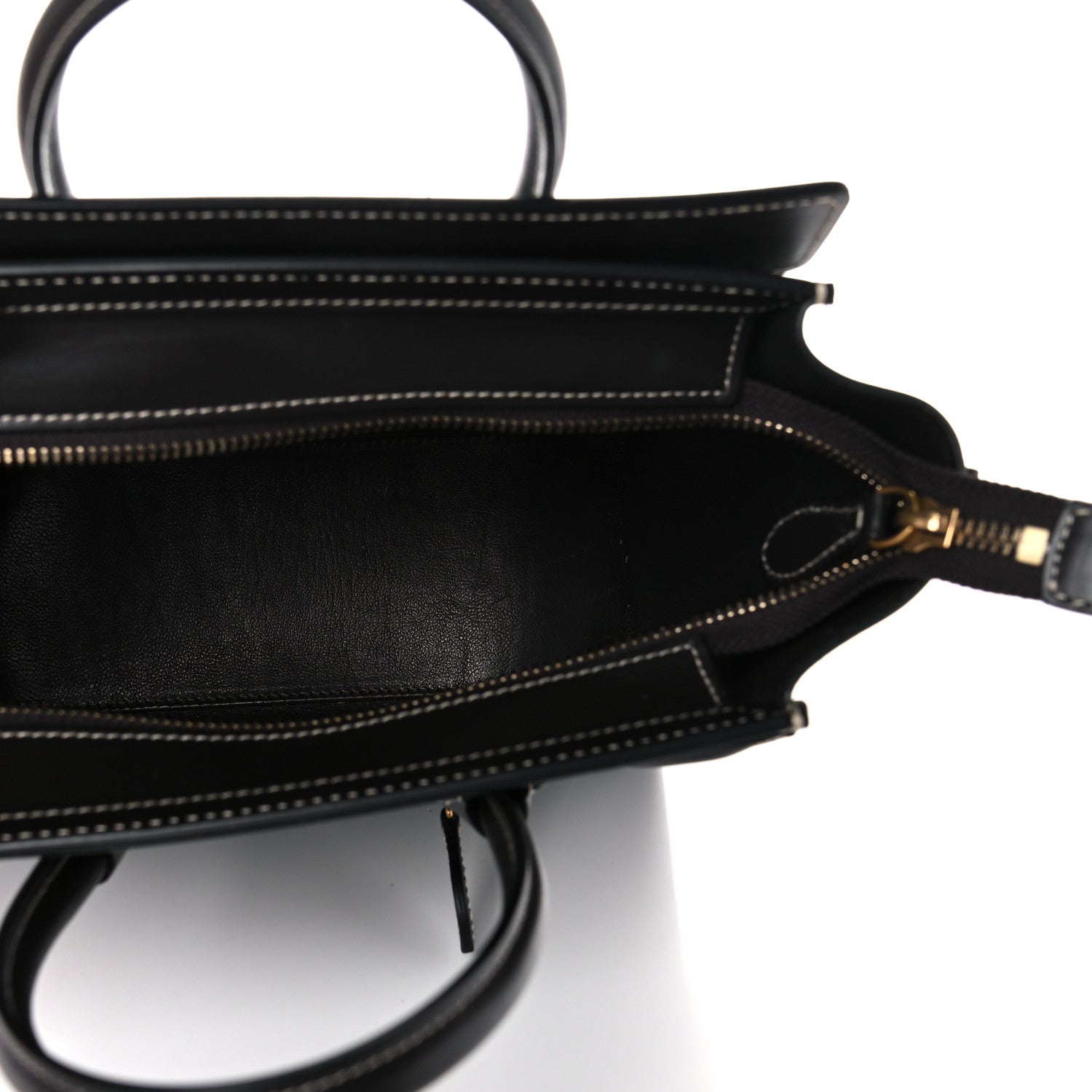 Celine Satin Calfskin Nano Tri-Color Luggage Light Emerald 4 of 13