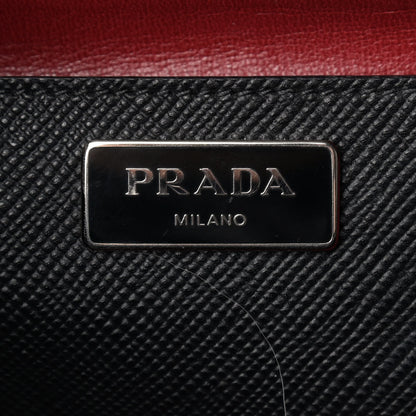 Prada Saffiano Cuir Twin Tote Black 6 of 21
