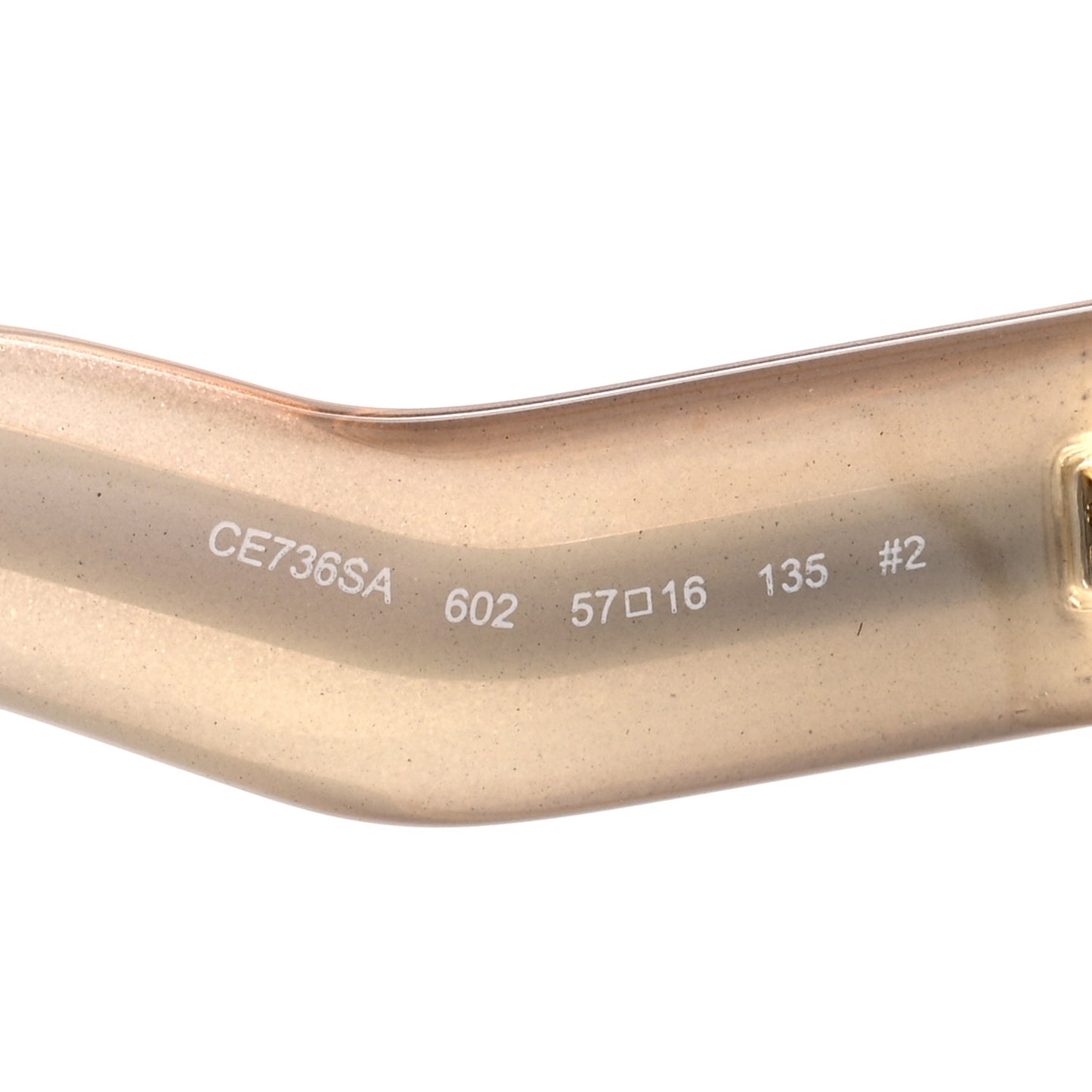 Oval Semi Transparent Qleo Sunglasses CE736SA Khaki