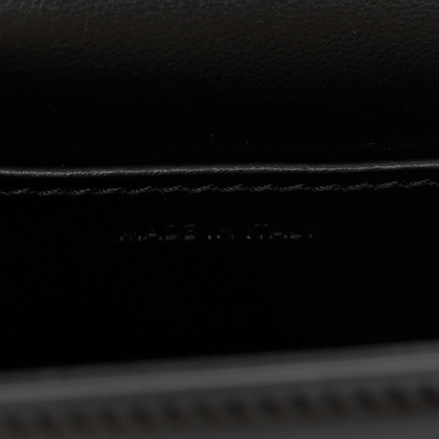 Shiny Calfskin Mini Claude Black