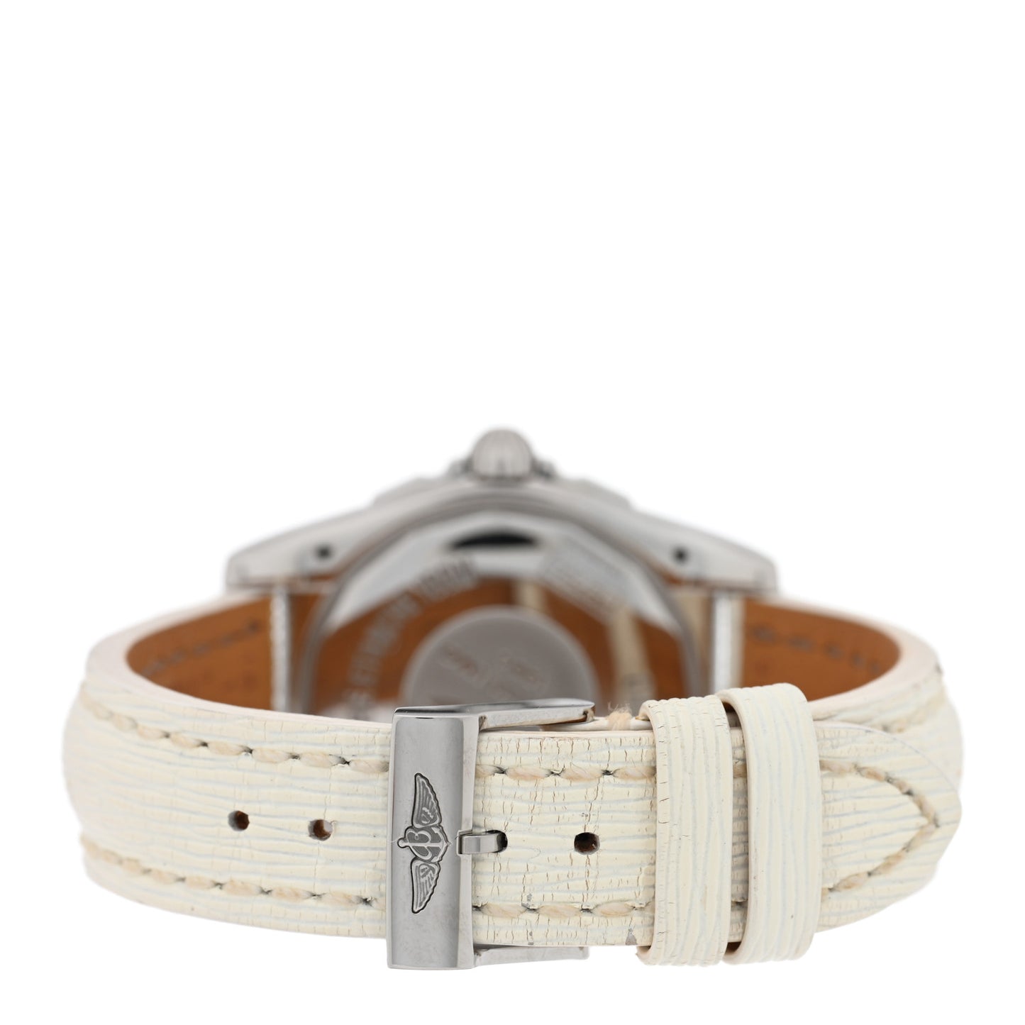 Stainless Steel Calfskin Diamond Mother of Pearl 36mm Galactic Automatic Watch A37330