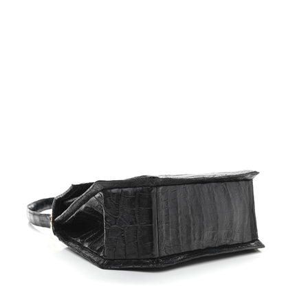 Nancy Gonzalez Crocodile Top Handle Black 3 of 9