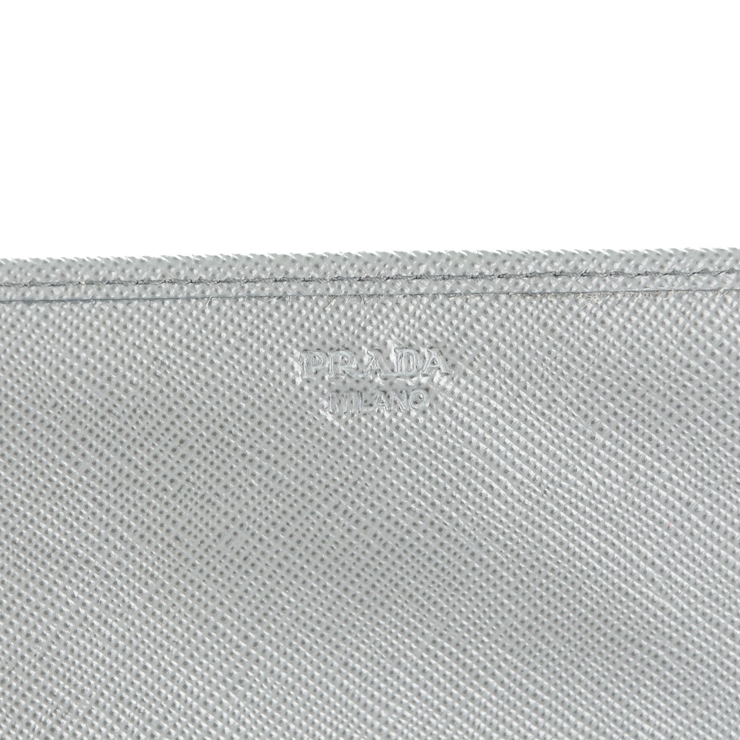 Prada Saffiano Metal Oro Chain Wallet Marmo 6 of 8