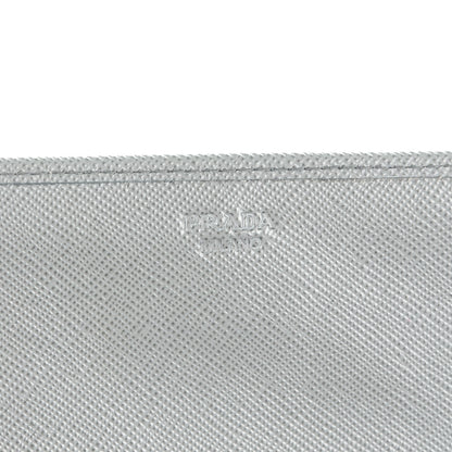 Prada Saffiano Metal Oro Chain Wallet Marmo 6 of 8