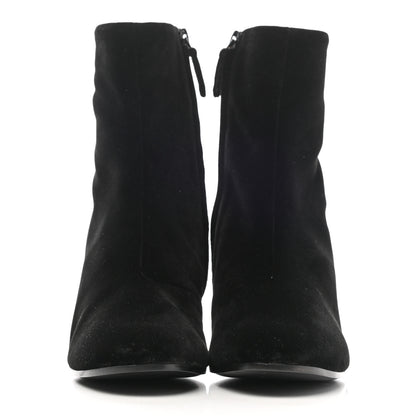 Balenciaga Smooth Velvet Ankle Boots 37.5 Black 2 of 8
