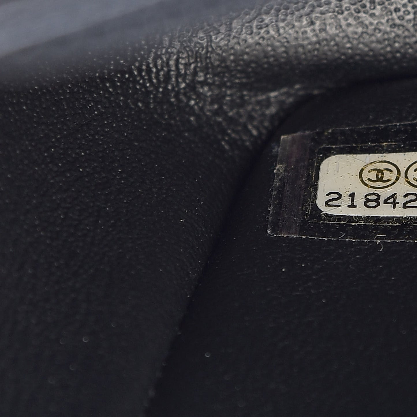 Lambskin Quilted Mini Square Flap Black
