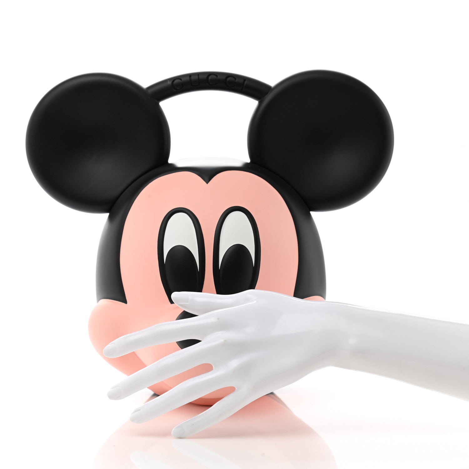 Gucci X DISNEY Plastic Mickey Mouse Top Handle Bag Black 2 of 13