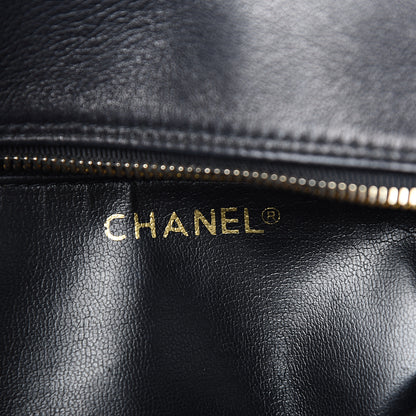 Chanel Lambskin Diamond Stitch Cosmetic Case Black 5 of 7