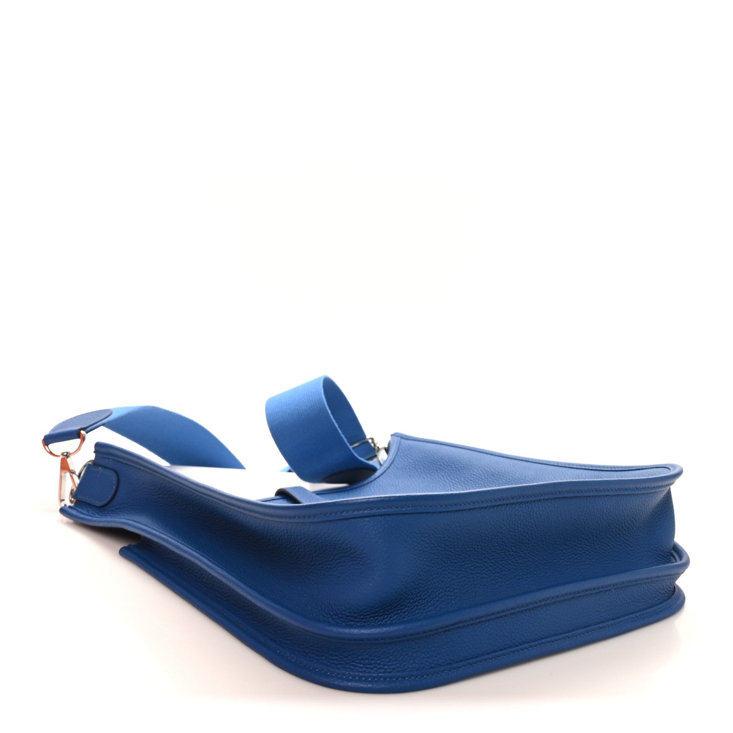 Hermes Taurillon Clemence Evelyne III PM Bleu Royal 4 of 10