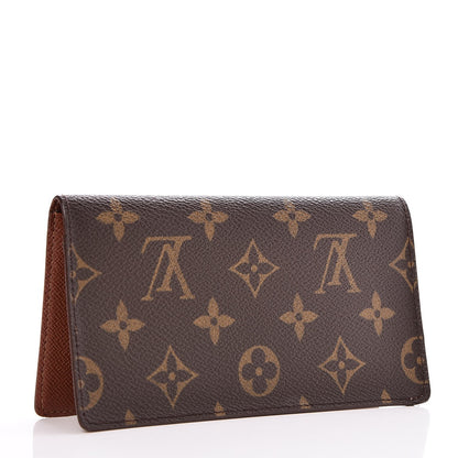 Louis Vuitton Monogram Simple Checkbook Holder Wallet Cover 3 of 7