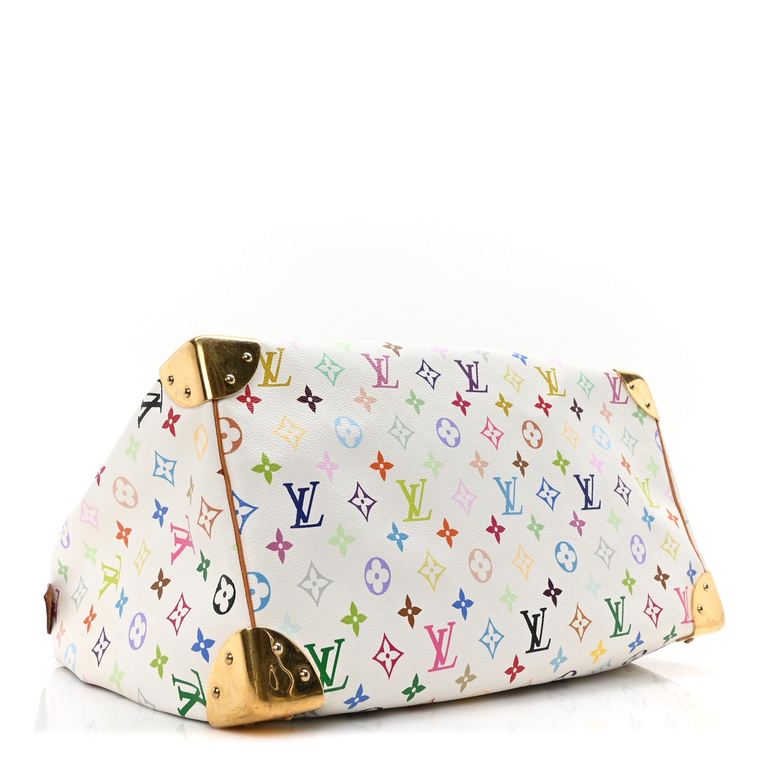 Louis Vuitton Monogram Multicolor Speedy 40 White 4 of 9