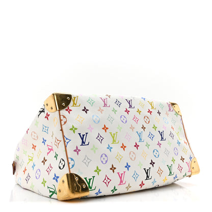 Louis Vuitton Monogram Multicolor Speedy 40 White 4 of 9