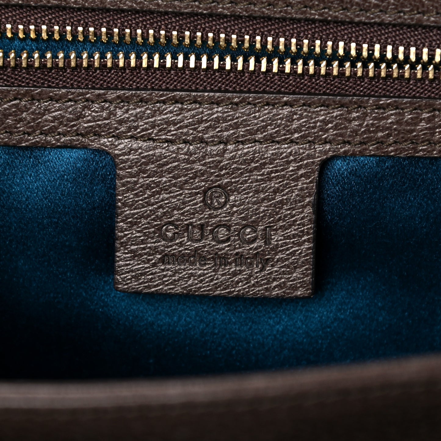 GG Supreme Monogram Web Medium Ophidia Chain Shoulder Bag Brown