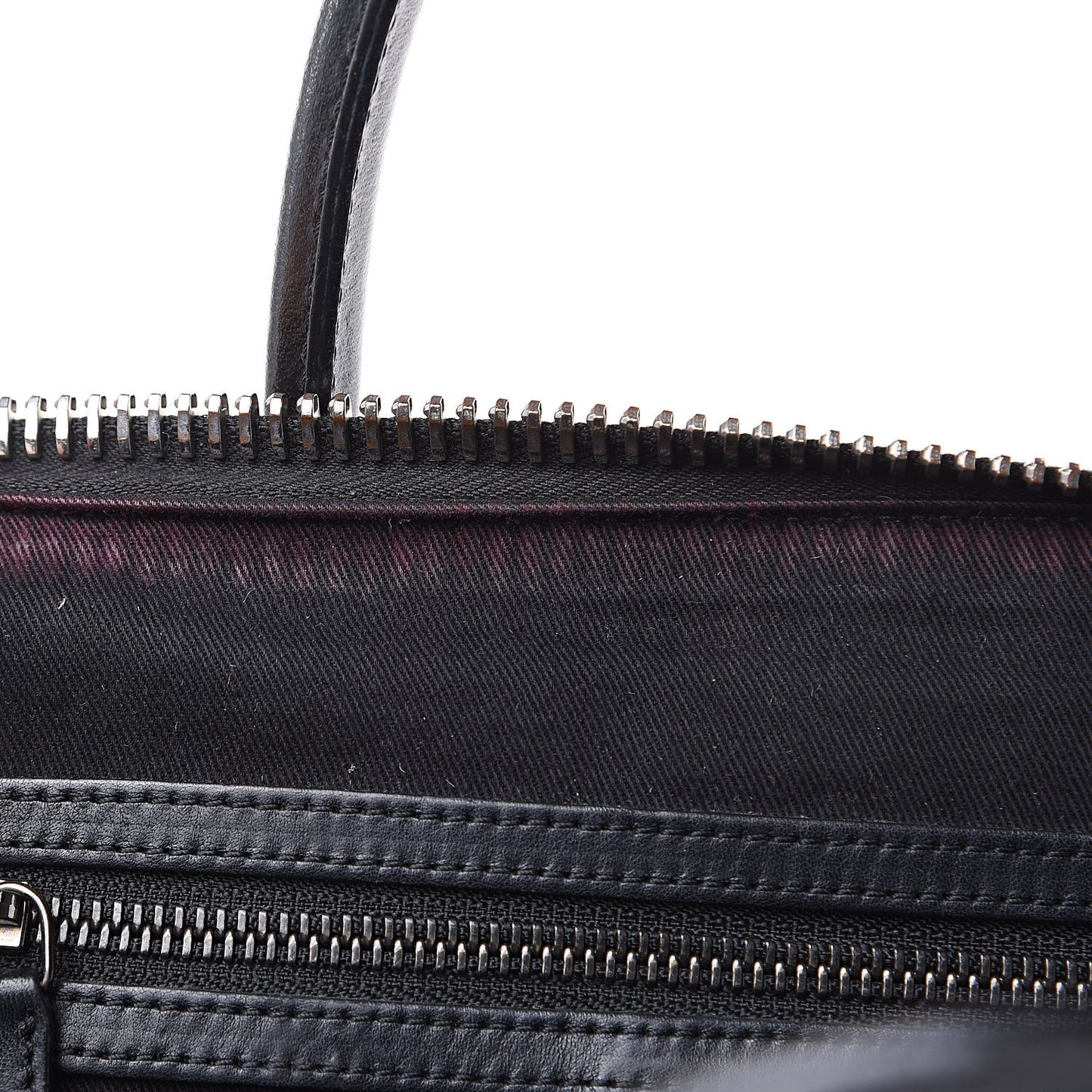 Shiny Lord Calfskin Medium Antigona Black