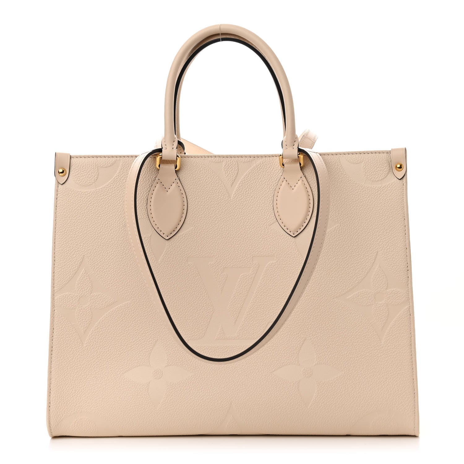 Louis Vuitton Empreinte Monogram Giant Onthego MM Creme 1 of 9