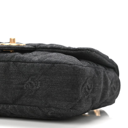 Chanel Denim Quilted Medium Funky Town Flap Black 10 of 11