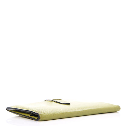 Hermes Chevre Mysore Bearn Wallet Vert Anis 4 of 18