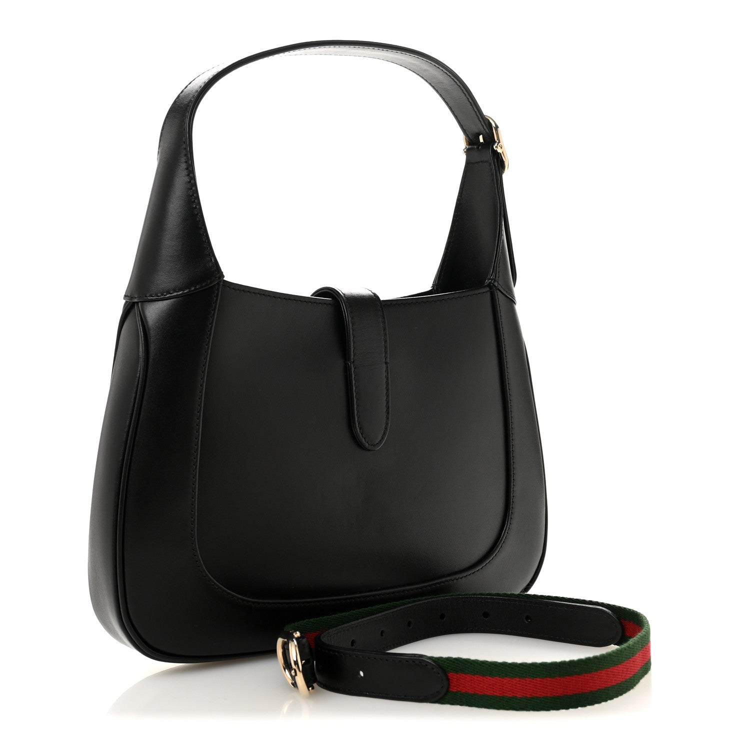 Gucci Calfskin Small Jackie Shoulder Bag Black 1825896 – FASHIONPHILE