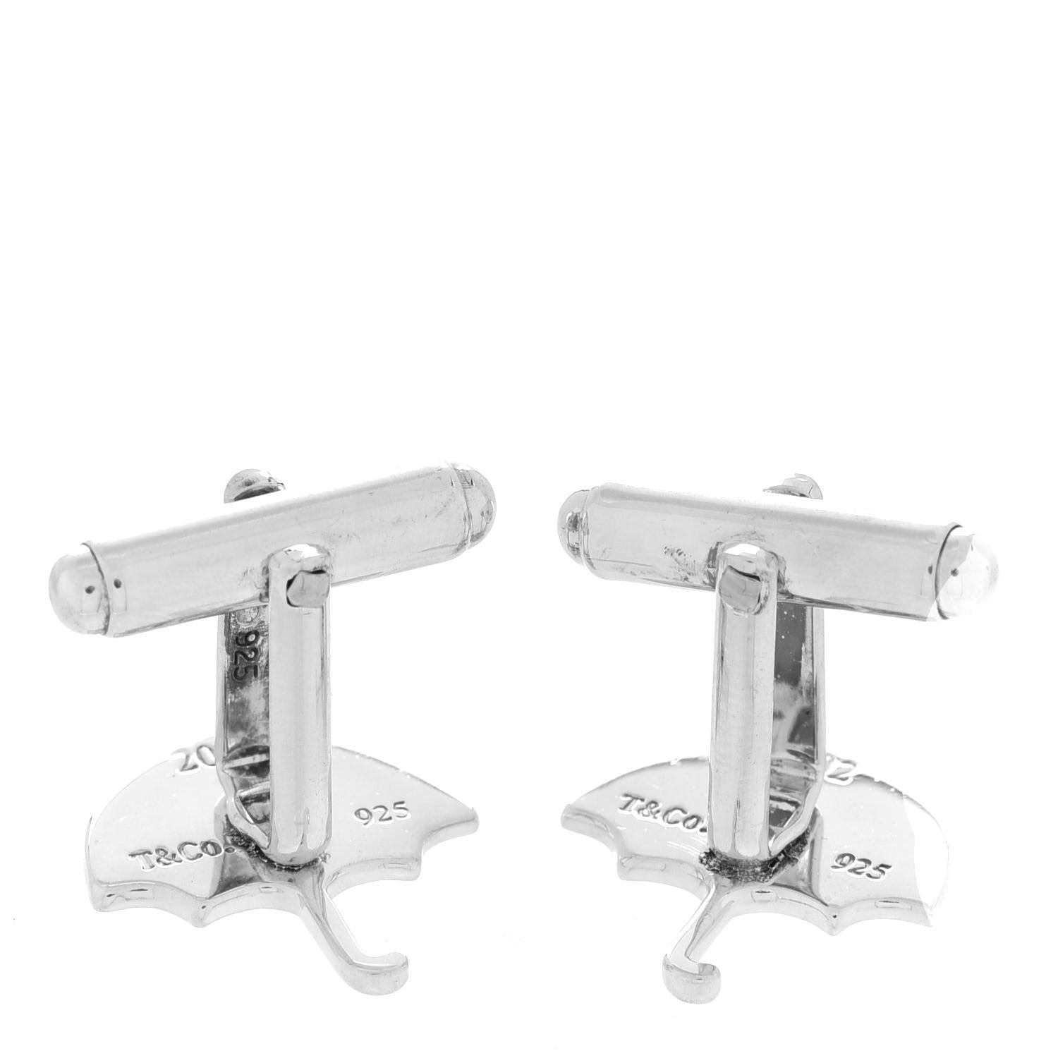 Tiffany Sterling Silver Umbrella Cufflinks 3 of 4
