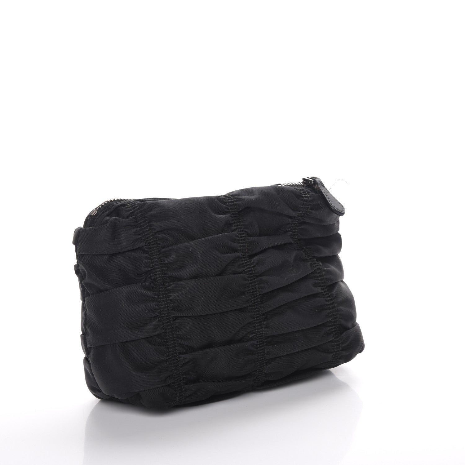 Prada Tessuto Nylon Gaufre Cosmetic Pouch Nero Black 3 of 8
