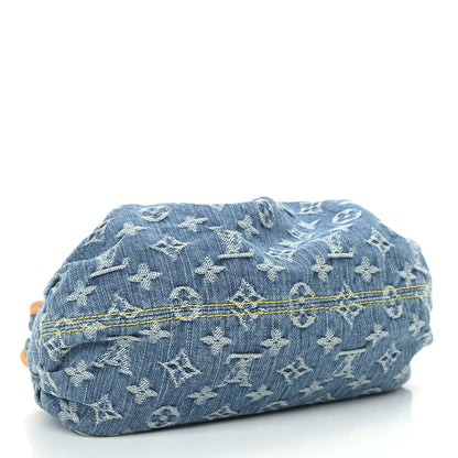 Louis Vuitton Monogram Denim Pleaty Blue 4 of 8