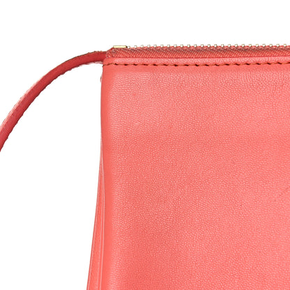 Celine Lambskin Small Trio Crossbody Bag Lipstick 15 of 21