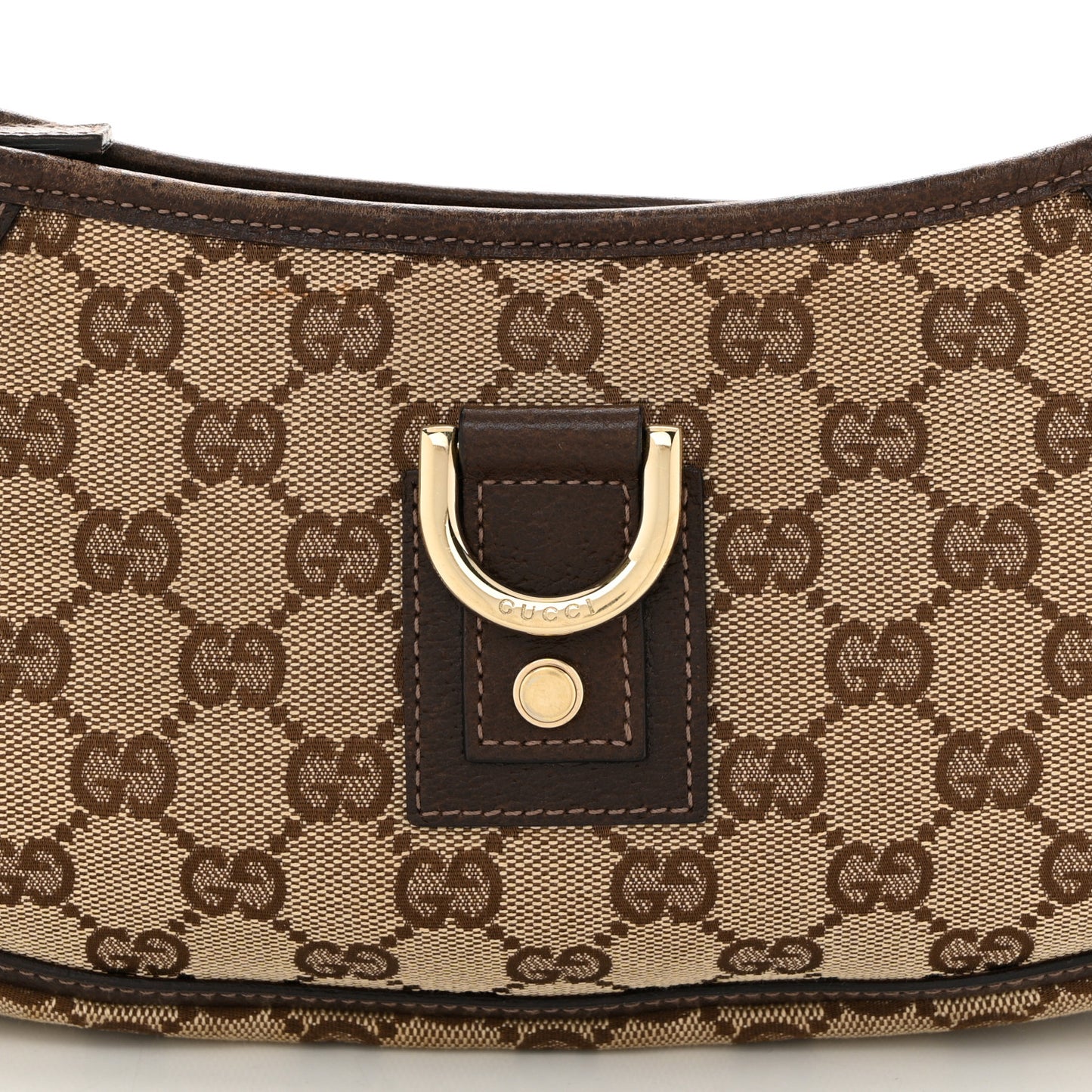 Monogram D Ring Abbey Pochette Brown