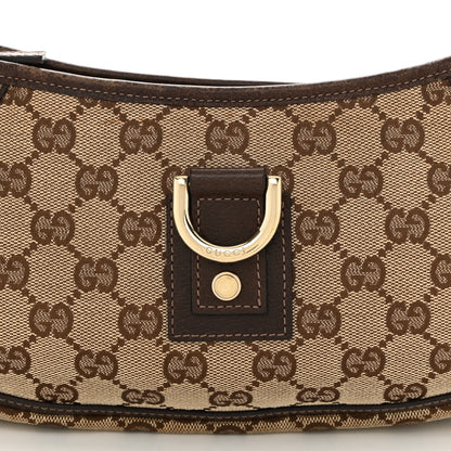 Gucci Monogram D Ring Abbey Pochette Brown 8 of 12