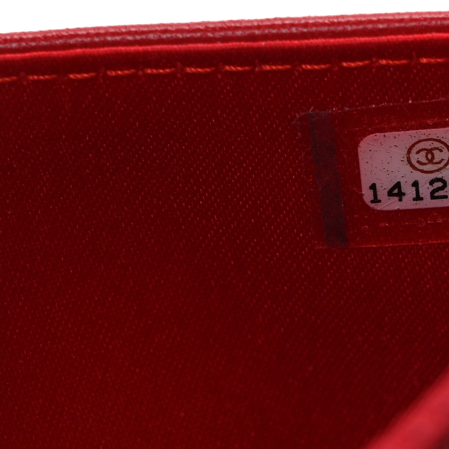 Chanel Lambskin Camellia Embossed Wallet on Chain WOC Red 8 of 12