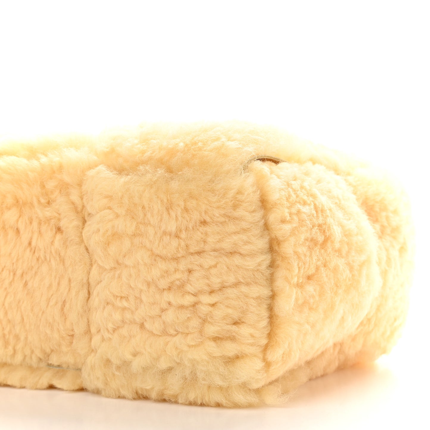 Shearling Small Intrecciato Arco Tote Teddy