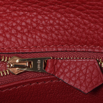 Hermes Togo Kelly Retourne 28 Rouge Grenat 15 of 37