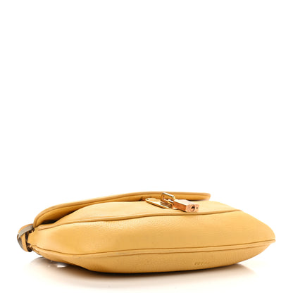 Prada Vitello Daino Cleo Shoulder Bag Yellow 4 of 23