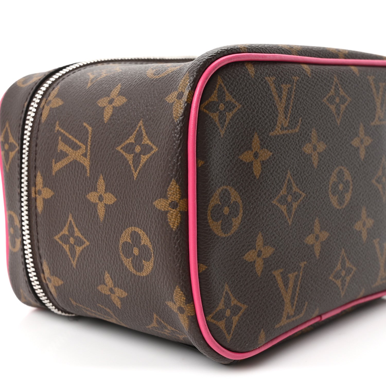 Louis Vuitton Monogram Macassar Nice Mini Pondichery Pink 7 of 8