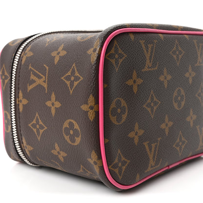 Louis Vuitton Monogram Macassar Nice Mini Pondichery Pink 7 of 8