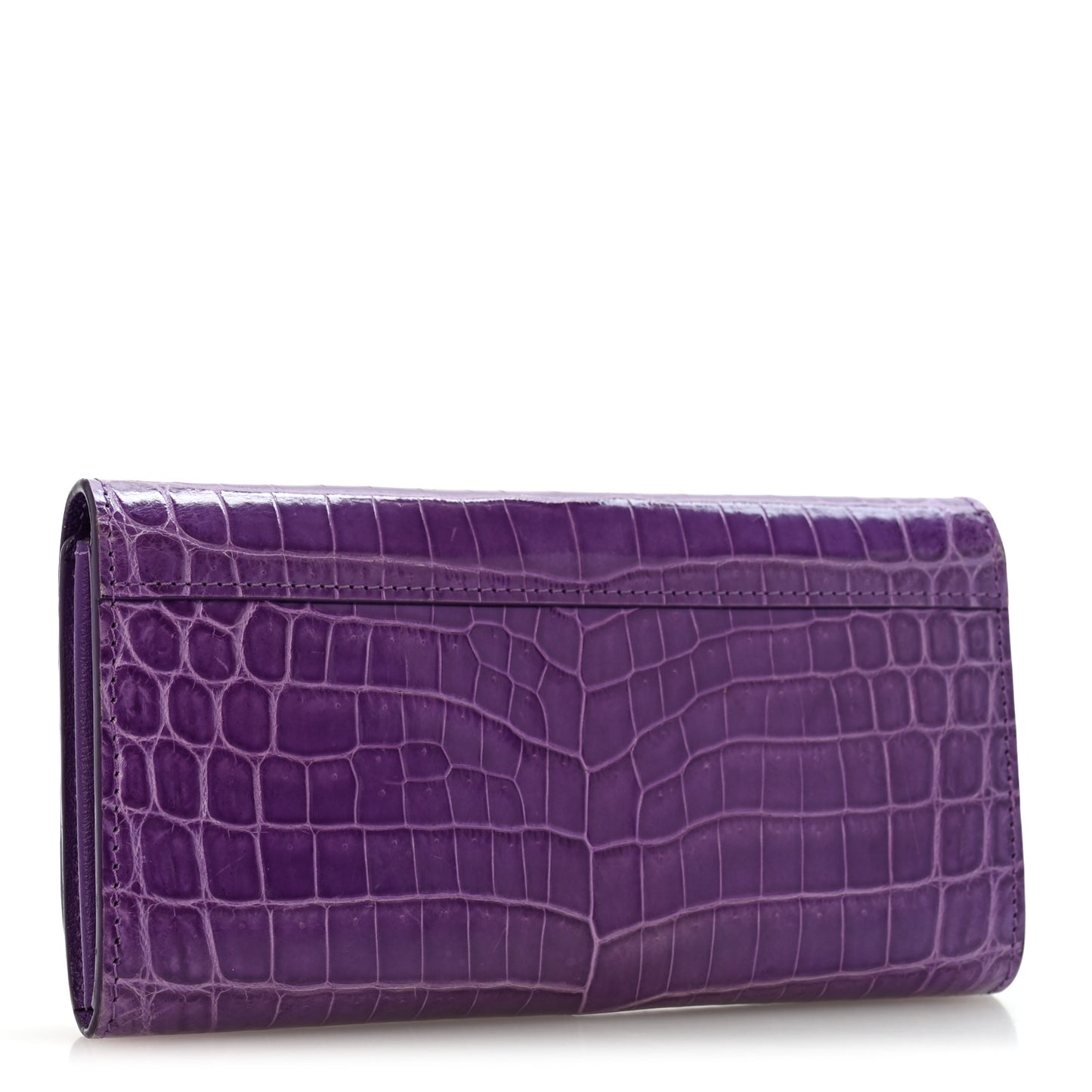 Crocodile Twist Wallet Purple