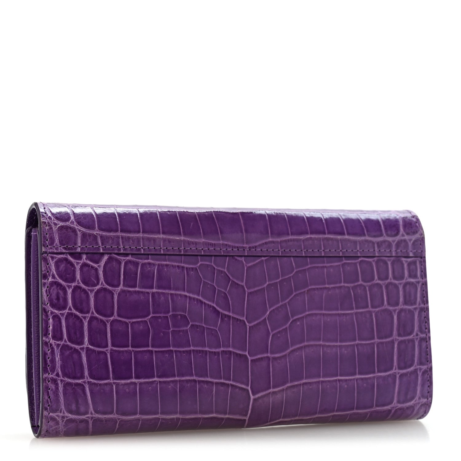Louis Vuitton Crocodile Twist Wallet Purple 3 of 11