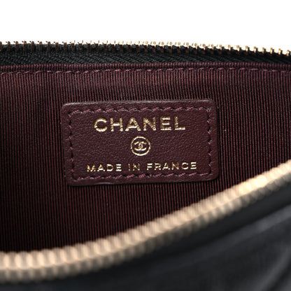 Chanel Caviar Quilted Classic Flat Wallet Pouch Black 6 of 8